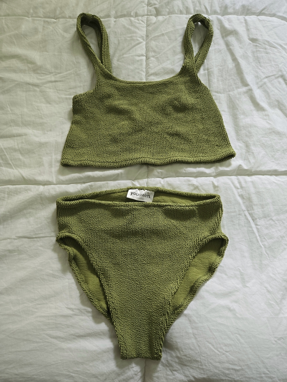 Verve High Waist Two-Piece — One Size | Fern - Picture 2 of 5